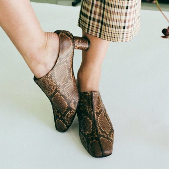 LOQ Eva Castaa Python Mules  - Picture 11 of 11